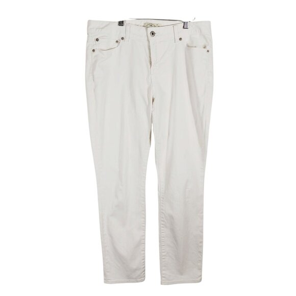 Lucky Brand, White Jeans, Size 10, Lolita Skinny, Classic 5 Pocket, Zip Fly - Picture 1 of 16